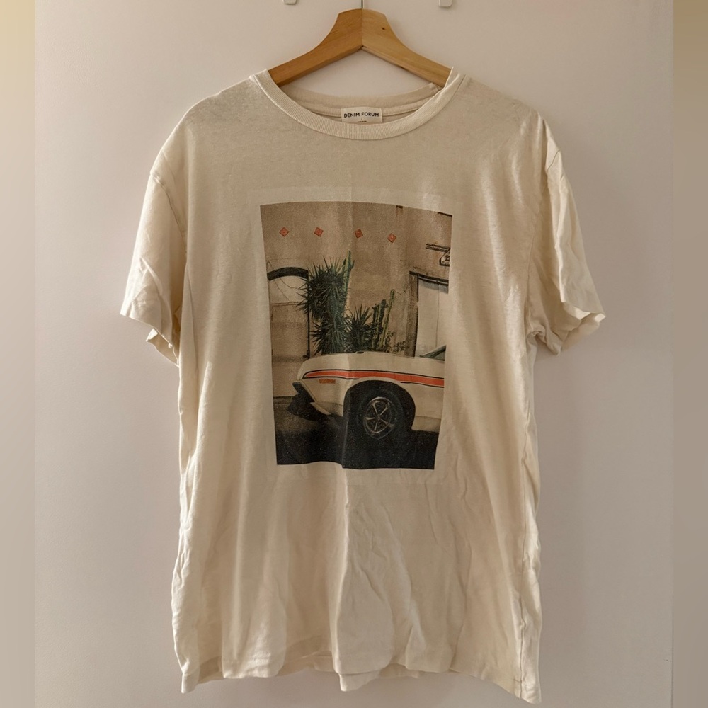 Aritzia Denim Forum The Old Favorite Vintage Car Graphic Tee